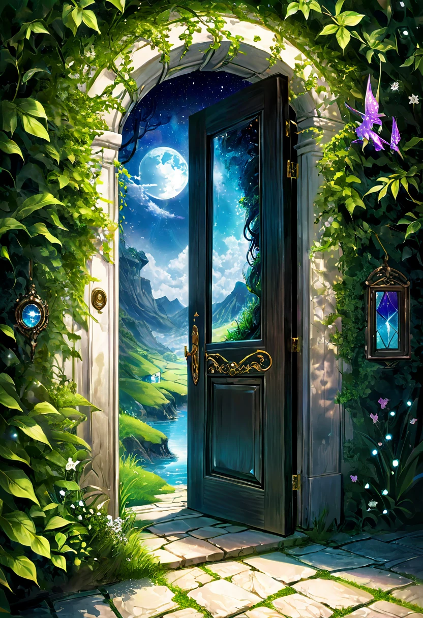Art of door to a magical world 