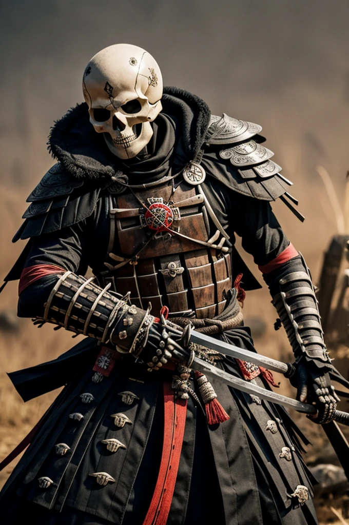 skeleton samurai