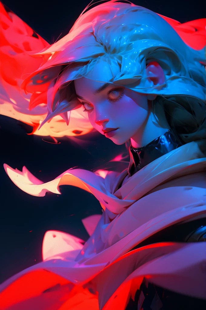 (low contrast ), fantasystyle phoenix color