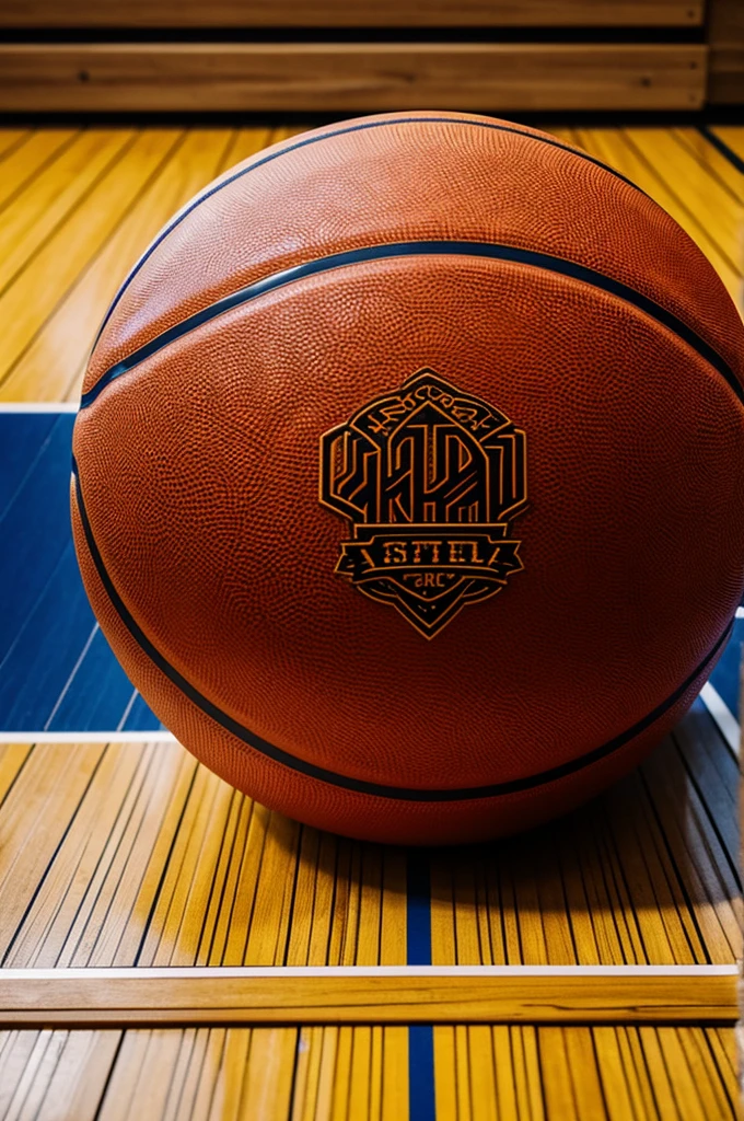 Invitation for a Basket game plus a logo of a basketball