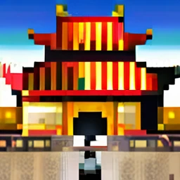 Adventurer,Back,Standing in front of the Golden Palace