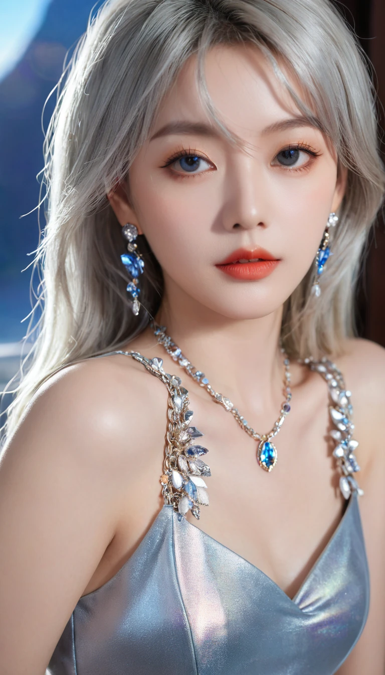 ((maQuartzerpiece, beQuartz quality)),, Quartz. Louis (luxurious wheels) (Azur Lane), high resolution, higheQuartz quallity, illuQuartzration, light, Extremely detailed, Delicate face, (Delicate eyes), beQuartz quality, Ultra Detailed, maQuartzerpiece, (Delicate face), large breaQuartzs, Hair accessories, earrings, necklace, portrait, Silver dress, Revealing clothes,higheQuartz details, Glowing eyes, (hotel:1.2), sit in floor, sit, floor, window, Night Sky, Backlight, Light, (high contraQuartz), (rich and colorful),