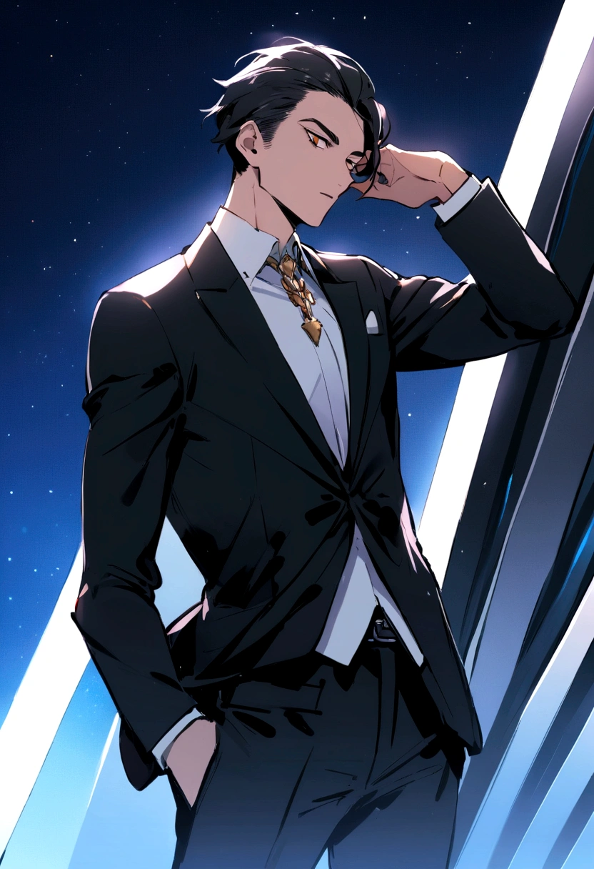 one men, cartoon-like, in high quality