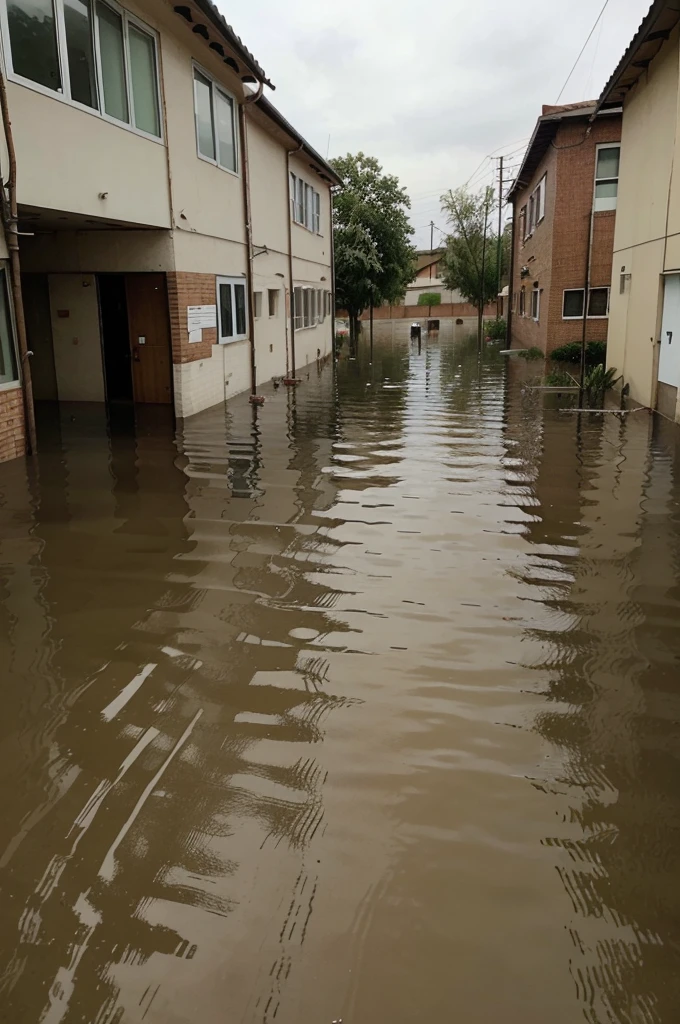 The company began the process of repairing facilities damaged by flooding