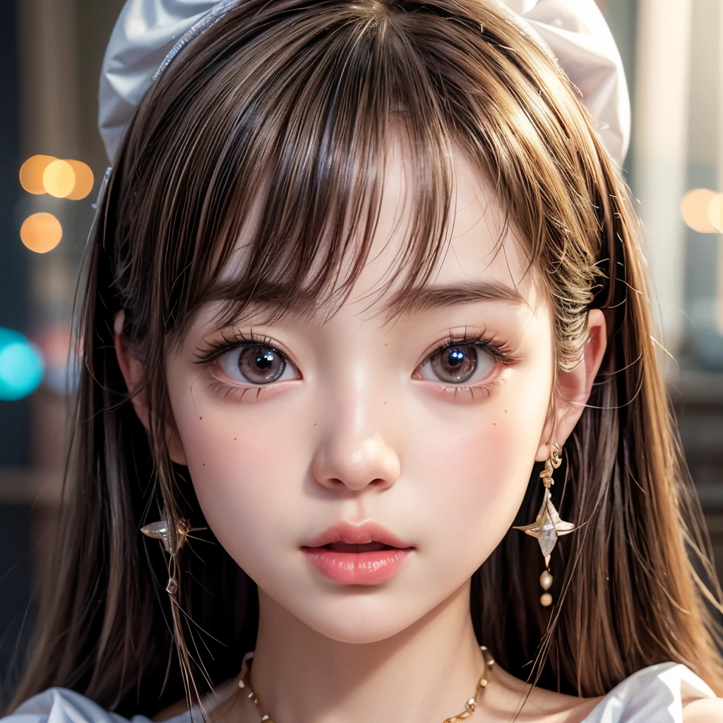 NSFW, 8k, High-level, absurd, masterpiece, best quality, primitive, very detailed CG, very detailed wallpaper, perfect lighting, Extremely detailed (((The personifying " Dream of Jeannie " as a ))), MysticSight, Tyndall effect, Tyndall scattering, Studio gray background with (many Dazzling RainbowColor particles BokeH:1.28), (RoundlyButts, ThighGap), (Exposed:0.4), (Assfocus with looking ahead), BREAK (NOGIZAKA face variations) Extremely Detailed very KAWAII face variations, perfect anatomy, Childish, captivating gaze, elaborate detailed Eyes with (sparkling highlights:1.28), long eyelashes、Glossy RED Lips with beautiful details, Coquettish tongue, Rosy cheeks, Radiant PearlSkin with clear transparency . { (Dynamic LifeLike expressions:1.4) | :d) }, (large eyes:-1) .