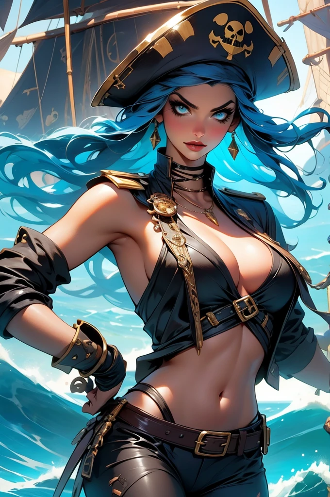Pirate Queen, Queen of thieves, Female Pirate captain, Female Pirate commander, Sexy busy pirate