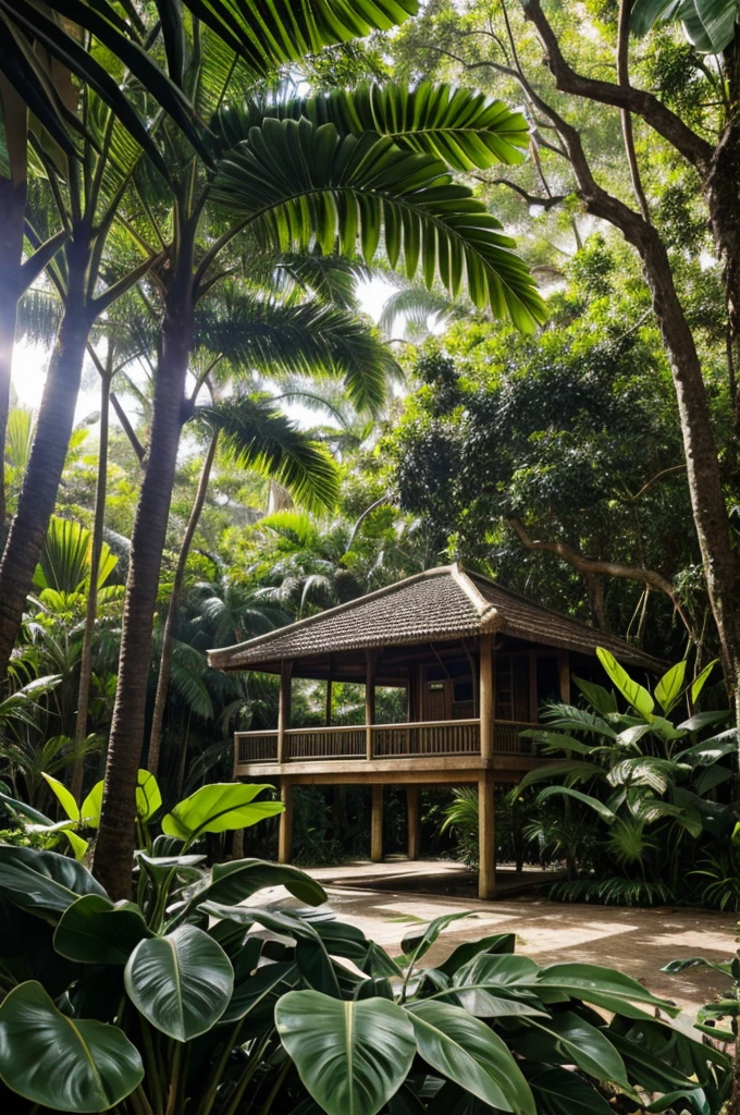 Square in a jungle