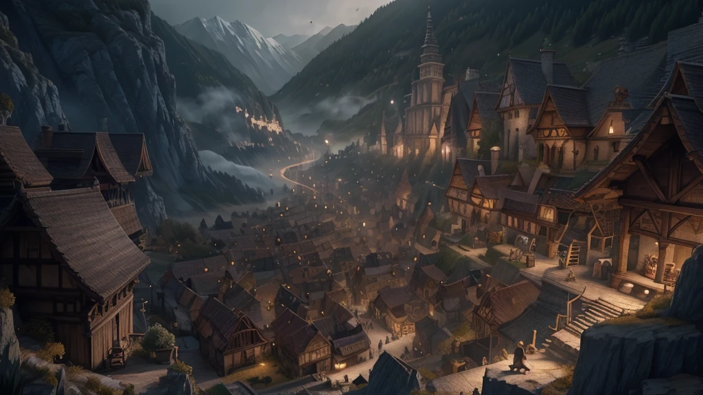 meditation. highly detailed image. Monk meditating in a fantasy world. Feeling of power of knowledge. dream world. strong and vibrant colors. Kinematic lighting.