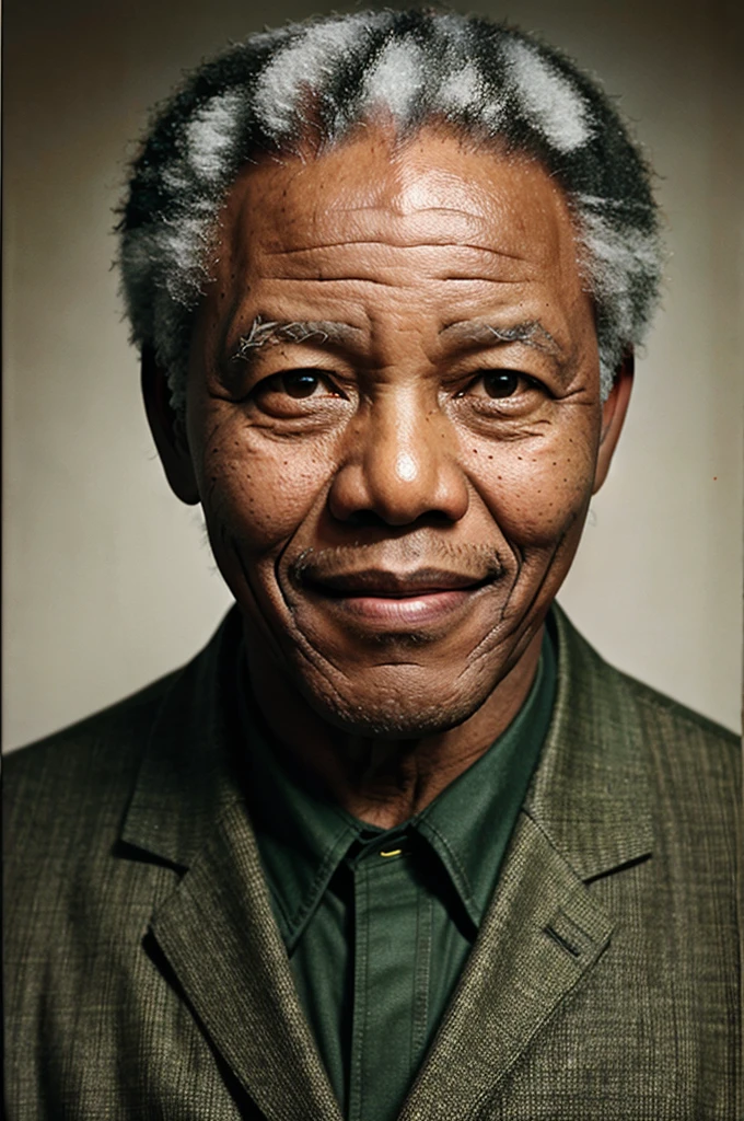 Nelson Mandela biography front page cover