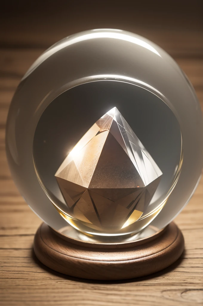 Nerd written crystal ball inside