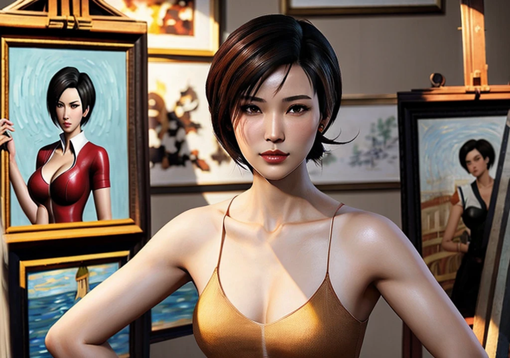 ((best qualityer)), ((work of art)), (detailded), Ada Wong,