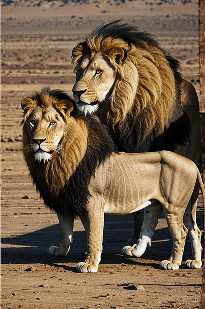 A sheet with a lion