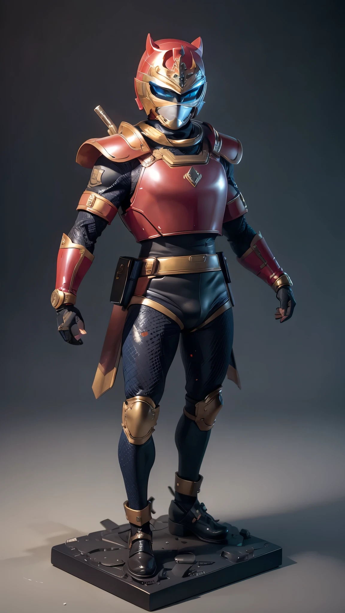 (masterpiece:1.2, Highest quality),(Very detailed),8K,wallpaper,Ultra-fine painting,Male Figures,(((whole body:1.5))),Jiraiya,(Dynamic pose)Isometric 3D Diorama,Matte Paint,(((jiraiyaquiron character,helmet,mask,blue eyes)))