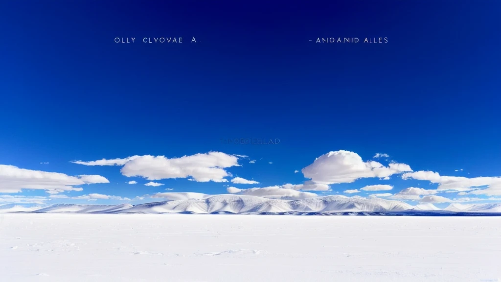 arafed view of a vast plain with a few clouds in the sky, empty snow field, white desert background, landscape wide shot, desert and blue sky, wide angle landscape, vast expansive landscape, wide landscape, serene vast landscape, snow field, wide angle landscape shot, vast landscape, wide horizon, blue and clear sky, medium wide shot, empty desert