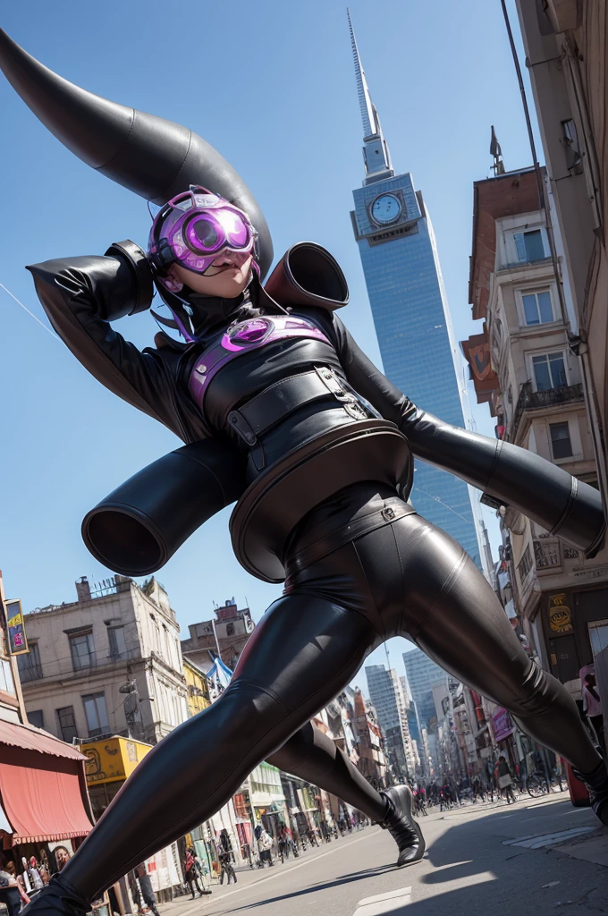 In the city of Matemópolis, a villain called Distortor, with a strange device that distorts objects, is causing chaos.