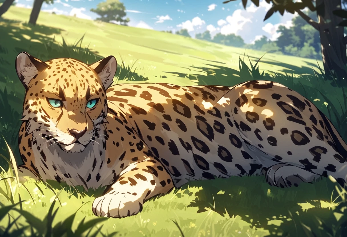 (Cheetah), Shade, rest, nature, spot, relax, wild, keeping watch, Grassland, Protective coloration, peace, Calm, moment, Sharp Eye,
GrasslandのShadeでrestしているCheetahの画像。spot模様とGrasslandがProtective colorationとなり、Sharp Eyeがこちらを見つめる。relaxした姿勢ながらもwildの鋭さを感じる。
