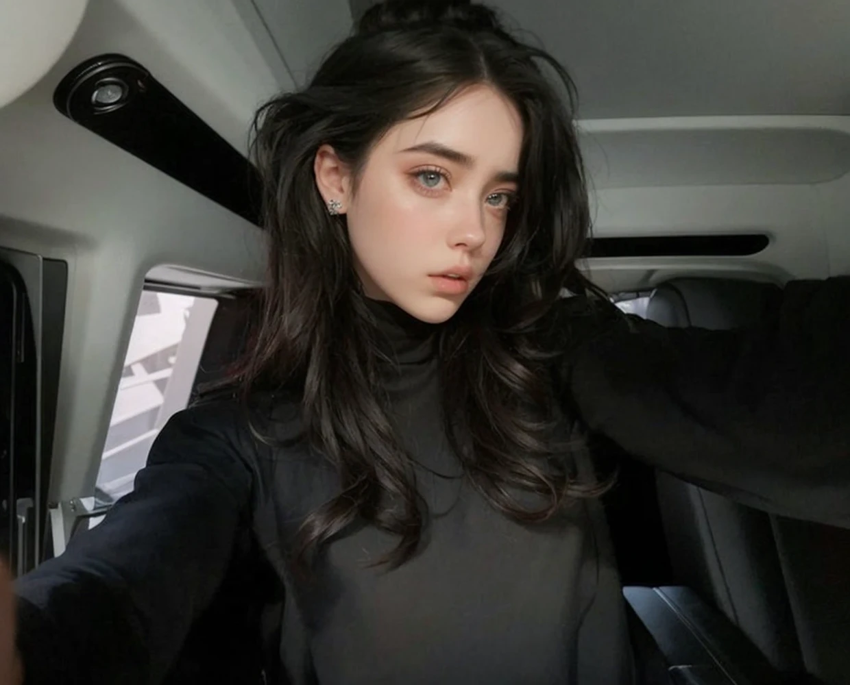 The singer looks like Billie Eilish