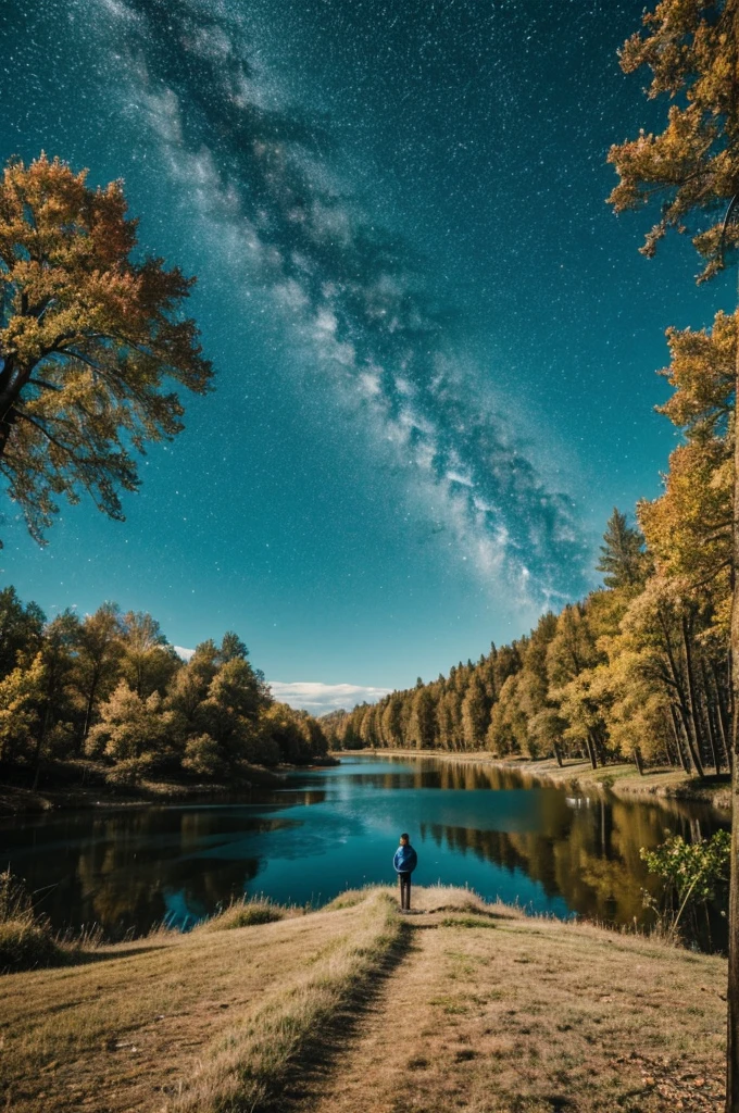 An image that reflects being present