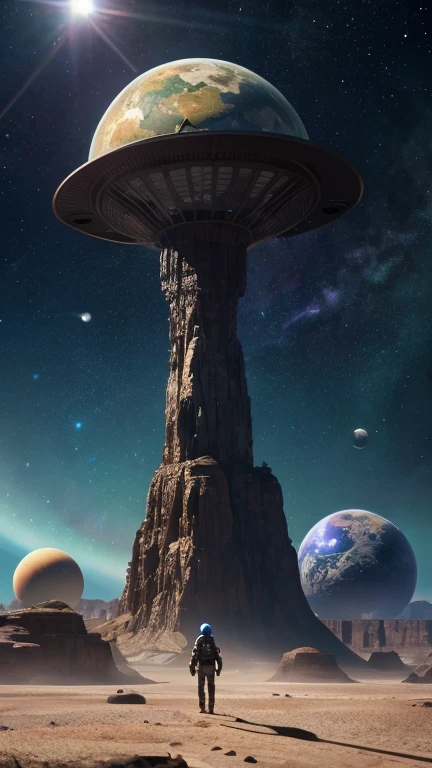 A planet inhabited by extraterrestrial life forms known as "Aliens",