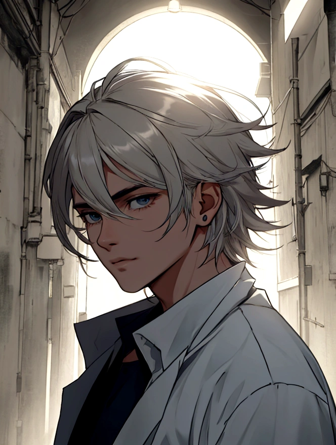 Change background and clothes but not change face and hairs make for male