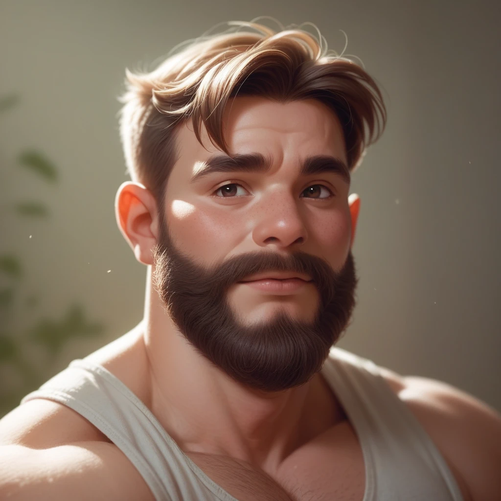 cute sexy tinkerbell with huge beard