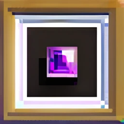 A picture of nothingness,universe,Purple crystals,magic