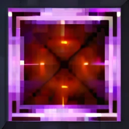 A picture of nothingness，universe，Purple crystals，magic