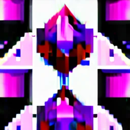 A picture of nothingness，universe，Purple crystals，magic