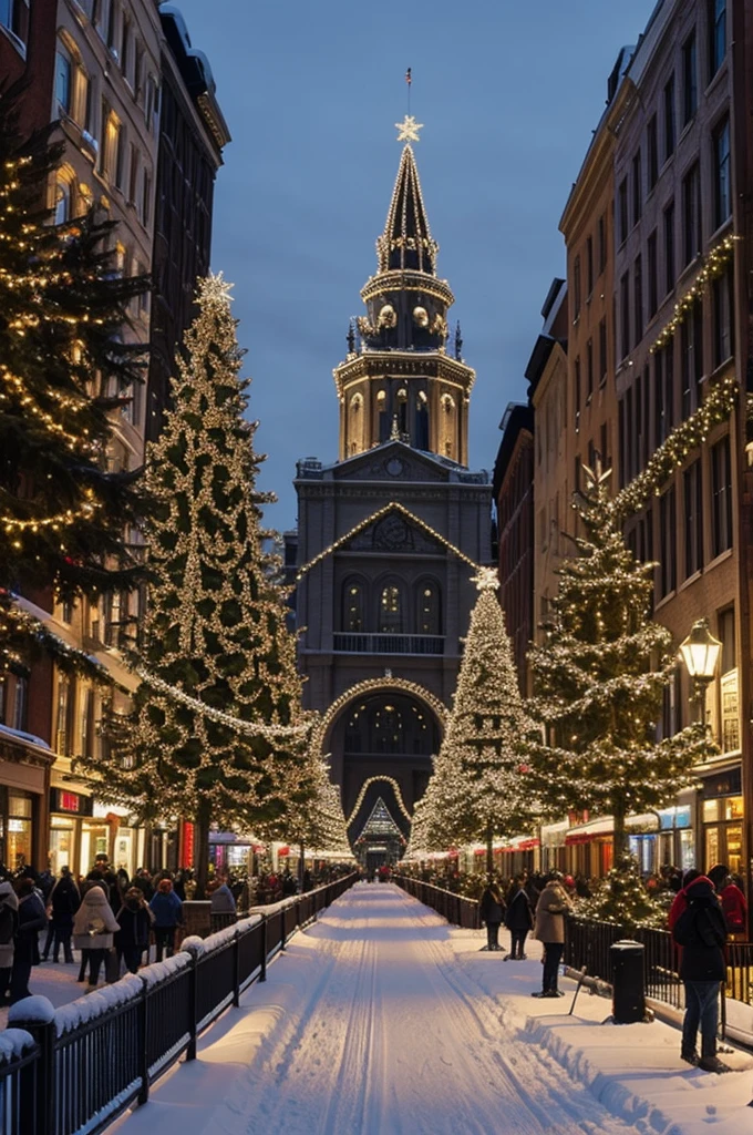 Create me a Christmas city