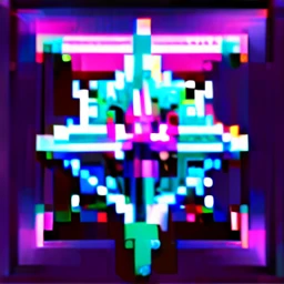 A picture of nothingness,universe,Purple crystals,magic