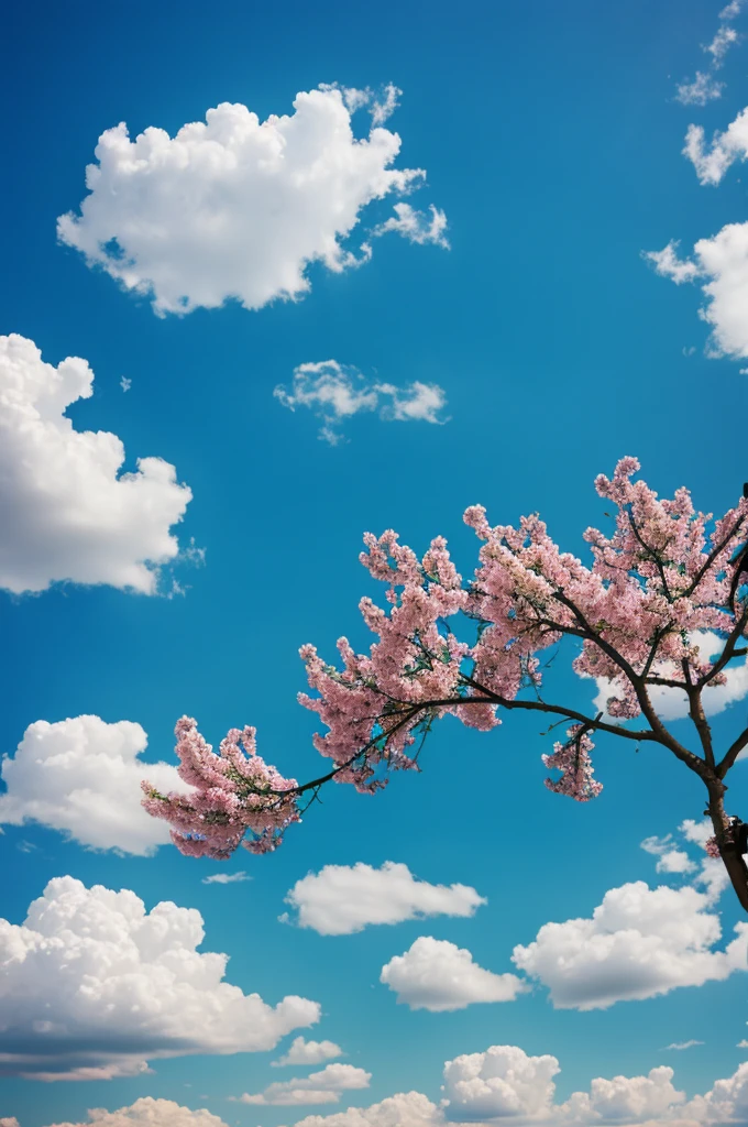 Sky, flowers