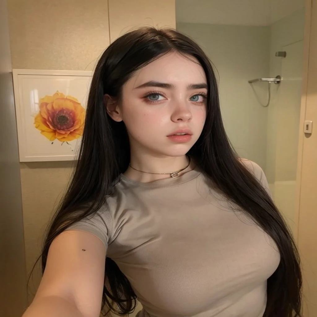The singer looks like Billie Eilish