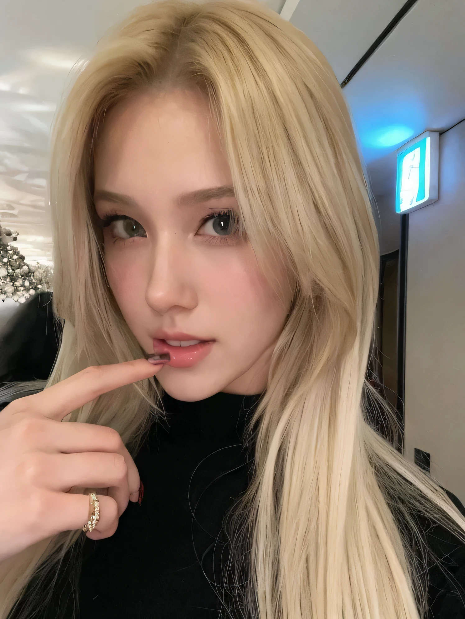 shiny eyes