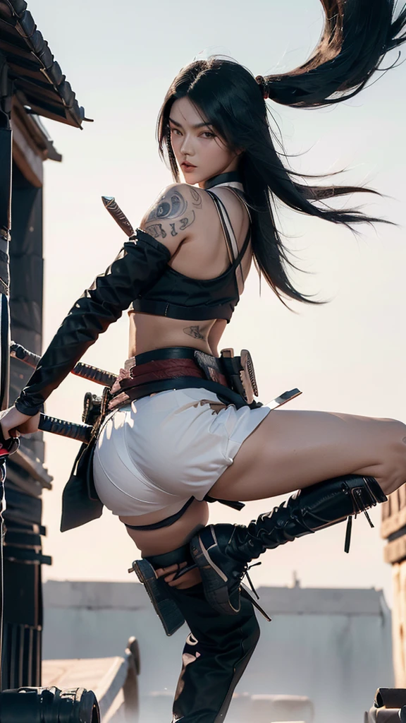 Ultra HD Kitten Warrior Full Body Shot front