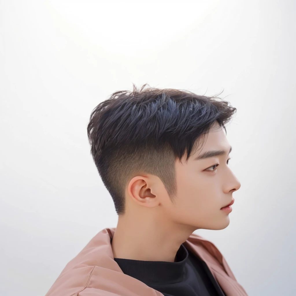 
Best Quality, 8k, Masterpiece, (Portrait: 1.3), (photo realistic:1.4), (hyper realistic:1.4), Sharp Focus, looking at viewer, (smoother lighting:1.1), (increase cinematic lighting quality:0.9), realistic lighting, backlighting, light on face, ray trace, (brightening light:1.2), (Increase quality:1.4), sharp detail, (best quality real texture skin:1.4), finely detailed eyes, black_eyes, finely detailed face, 25 year old Korean man