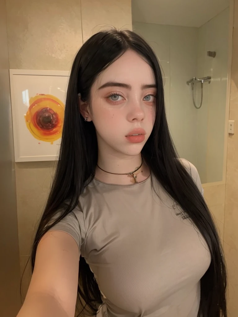 The singer looks like Billie Eilish