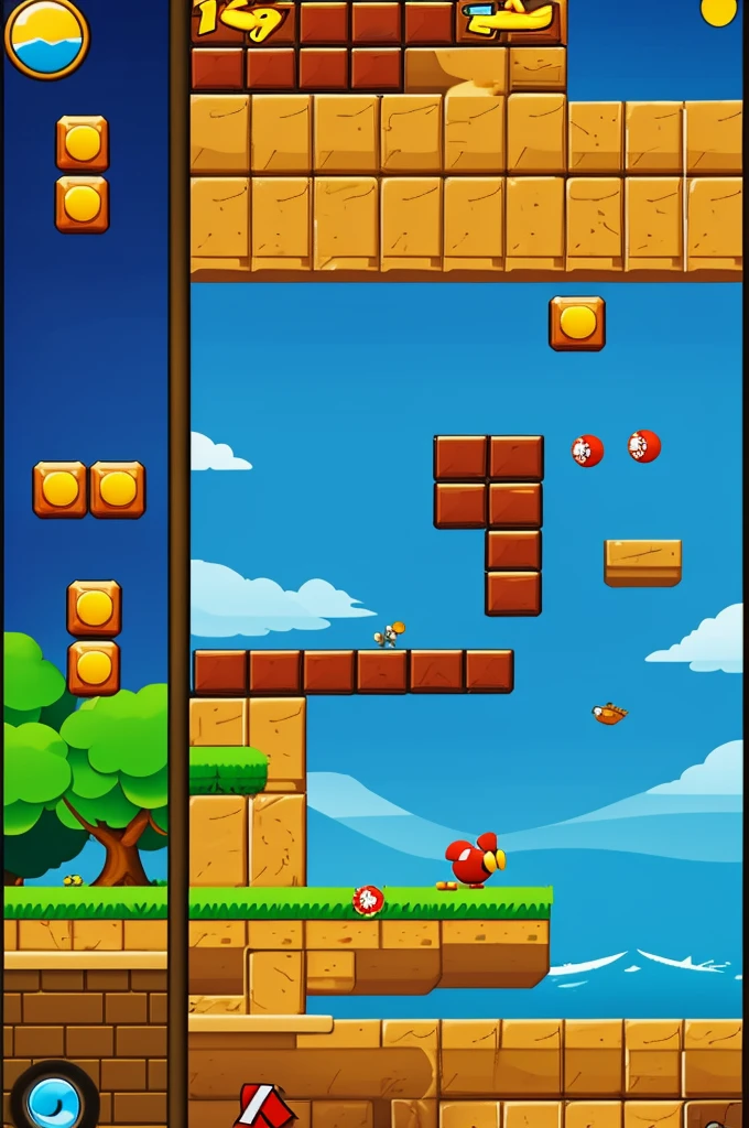 The cover of a game similar to packman with a context related to the environment and with the title MALVIN