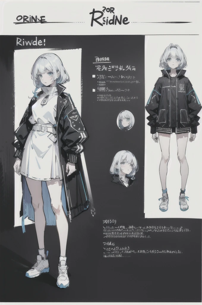 Original female character reference sheet available,