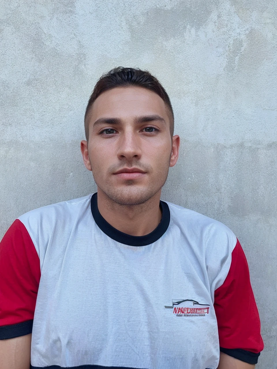 A masculine handsome boy with medium hair, sharp jawline and chad face. The image quality should be 4k. Eye colour should be brown.