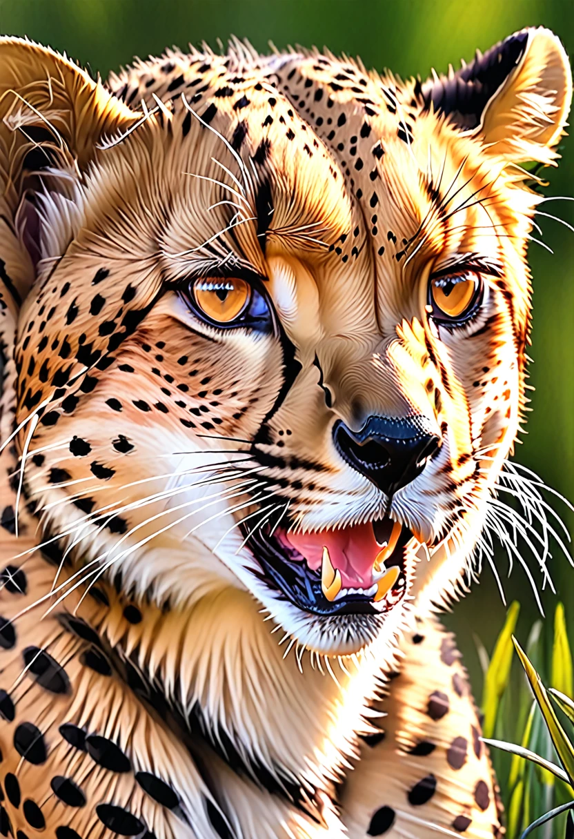 Cheetah, tooth,