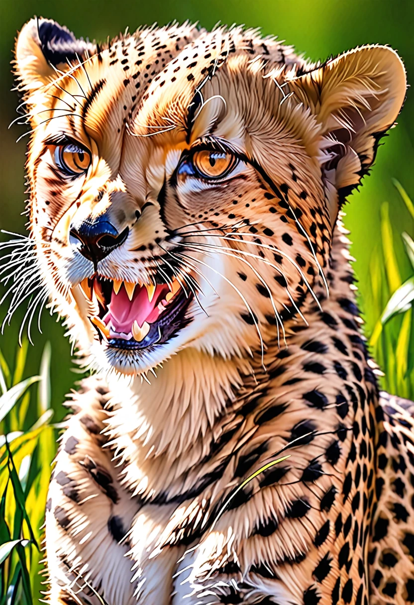Cheetah, tooth, 