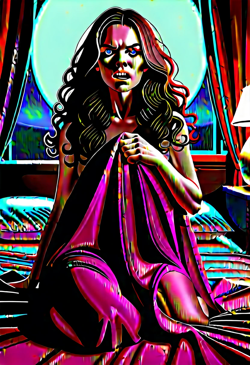 score_9, score_8_up, score_7_up, score_6_up, (rating: safe:1.5), 1girl, solo, (black_hair:1.5), wavy_hair, blue_eyes, looking_at_viewer, curly_hair, sitting, seiza, lips, sheet, (night:1.3), cxqz8r, bed, (skinny:1.3), (pale_skin:1.2), (open_mouth:1.3), parted_lips, (oral_invitation:1.2), (fangs:1.4), (furious:1.4), (angry:1.5), (holding:1.2), (holding_sheet:1.3), (hair_censor:1.5), (hair_over_breasts:1.4), (hair_over_one_breast:1.5), (very_long_hair:1.5), (nude_cover:1.3), (under_covers:1.4)