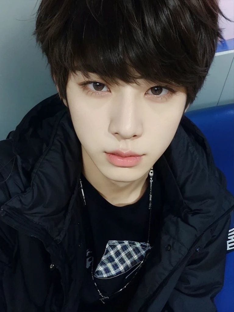 Black hair, jeon Jungkook, jungkook, cute face, cute eyes, cute,jeon Jungkook, ulzzang boy, ulzzang, Korean ulzzang, boy, ulzzang 