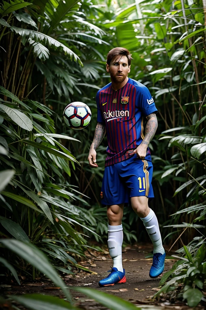 Messi in jungle