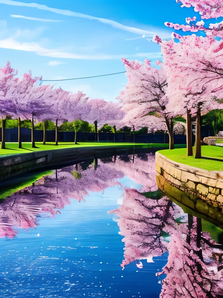 dogwood trees in bloom.