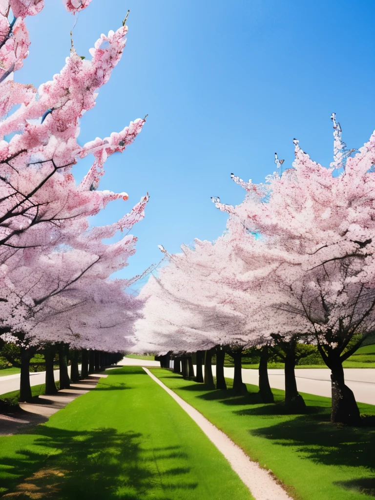 dogwood trees in bloom.