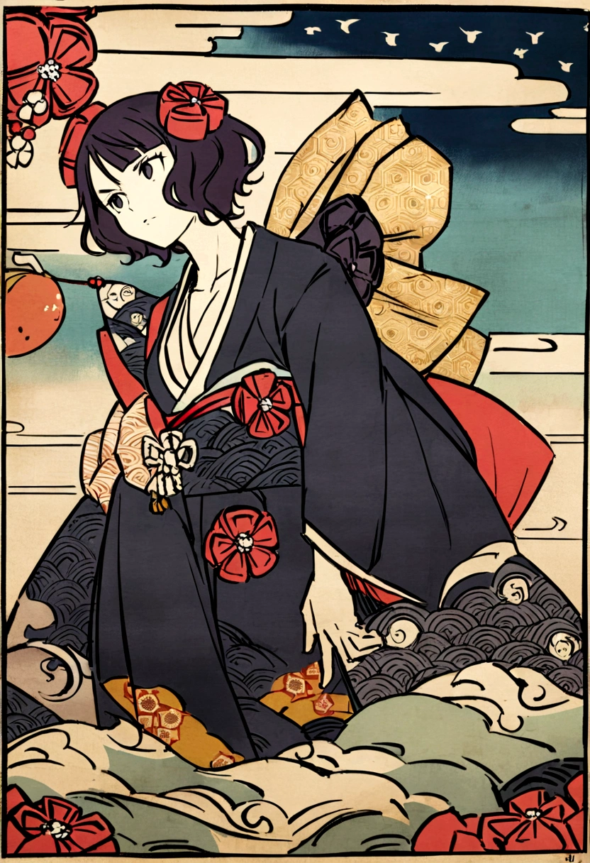 Edo Town、Katsushika Hokusai、Ukiyo-e style、Kohinshitsu、judgement