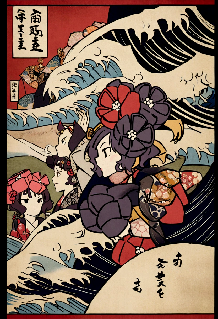 Edo Town、Katsushika Hokusai、Ukiyo-e style、Kohinshitsu、judgement
