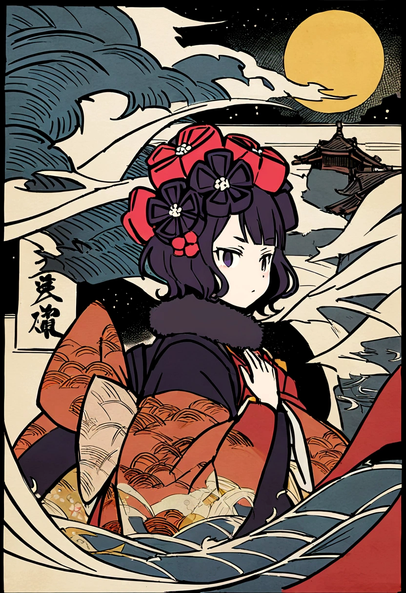 Edo Town、Katsushika Hokusai、Ukiyo-e style、Kohinshitsu、judgement