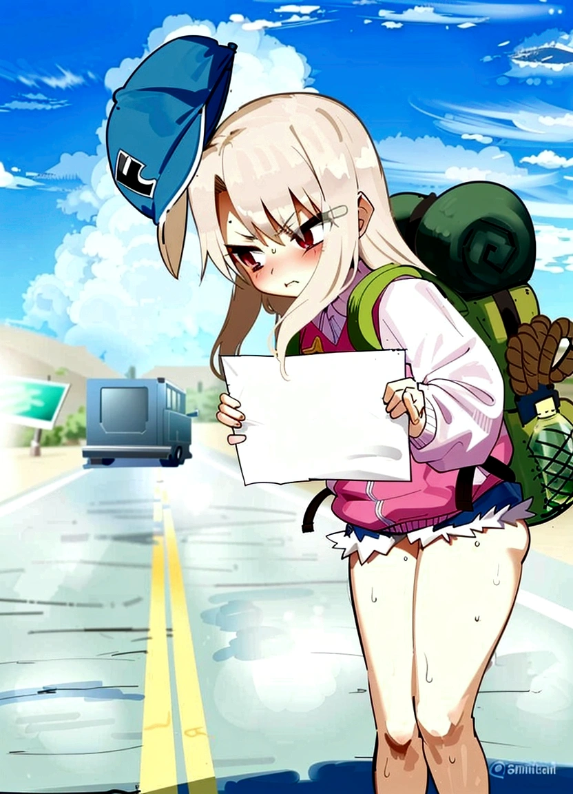 clear line, sharp line, , sweaty, hot weather, hot, sweat, masterpiece, no watermark, body steam, steam comes out of body, many steam